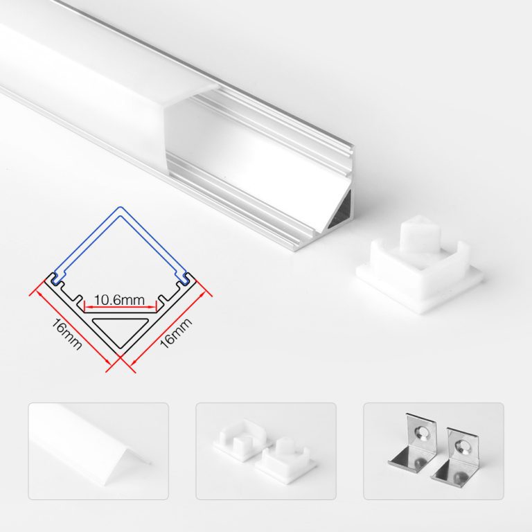 Al Vv V Shape Channel Aluminum For Led Strip Miboxer