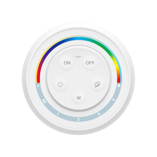 <b>S2W+ </b><br />4-zone Rainbow-afstandsbediening (RGB+CCT)
