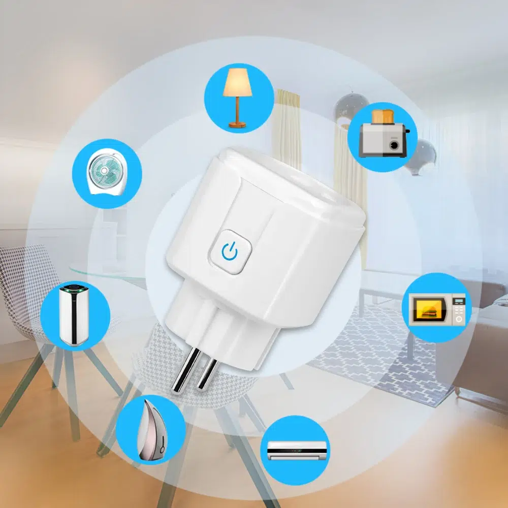 ecnhufe inteligente xiaomi smart plug 2 - wifi - bluetooth - consumo
