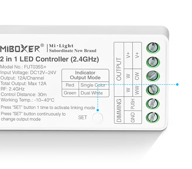 FUT035SA+ 2 in 1 LED Controller Kits (2.4GHz) - MiBoxer