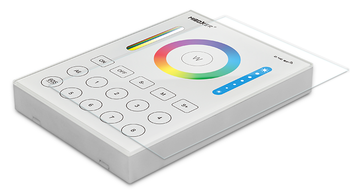 B8 8-Zone Smart Panel Remote (RGB+CCT) - MiBoxer