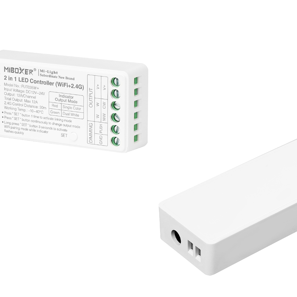 forberede gård Individualitet FUT035W+ 2 in 1 LED Strip Controller (WiFi+2.4G) - MiBoxer